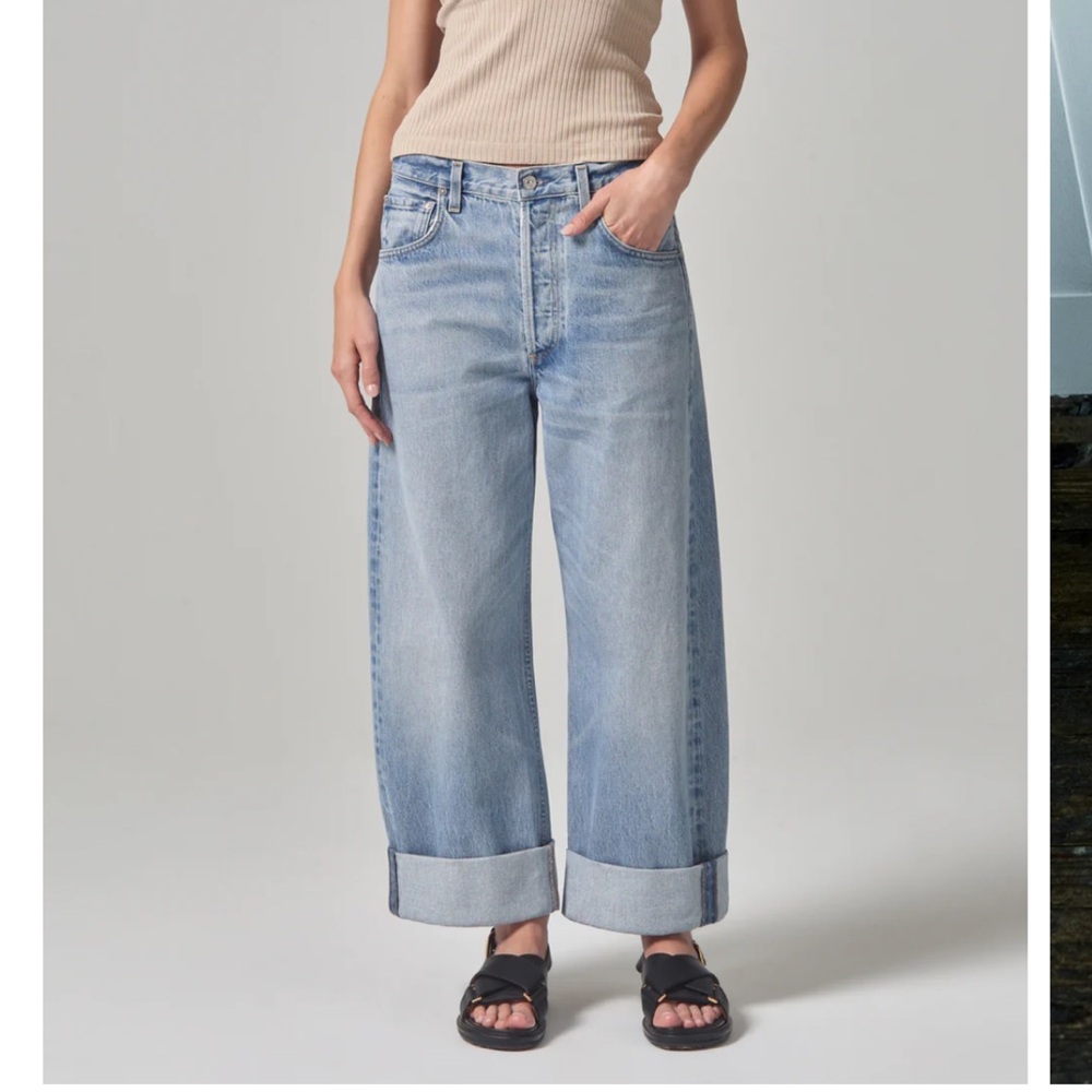 Citizen for Humanity Ayla baggy jeans size 24 and color is Gemini